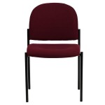 Flash Furniture BT-515-1-BY-GG Burgundy Fabric Stackable Side Chair Flash Furniture BT-515-1-BY-GG Burgundy Fabric Stackable Side Chair