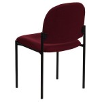 Flash Furniture BT-515-1-BY-GG Burgundy Fabric Stackable Side Chair Flash Furniture BT-515-1-BY-GG Burgundy Fabric Stackable Side Chair