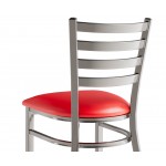 Lancaster Table & Seating Clear Coat Finish Ladder Back Chair with 2 1/2 Lancaster Table & Seating Clear Coat Finish Ladder Back Chair with 2 1/2