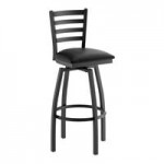 Lancaster Table & Seating Clear Coat Finish Ladder Back Chair with 2 1/2 Lancaster Table & Seating Clear Coat Finish Ladder Back Chair with 2 1/2