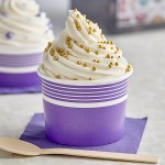 Choice 12 oz. Purple Paper Frozen Yogurt / Food Cup - 1,000/Case