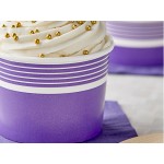Choice 12 oz. Purple Paper Frozen Yogurt / Food Cup - 1,000/Case