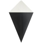 Carnival King 10 oz. Black Square Cardboard Fry Cone - 500/Case Carnival King 10 oz. Black Square Cardboard Fry Cone - 500/Case