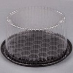 D&W Fine Pack 1/2 Size 2-3 Layer Sheet Cake Display Container with Clear Lid - 33/Case D&W Fine Pack 1/2 Size 2-3 Layer Sheet Cake Display Container with Clear Lid - 33/Case