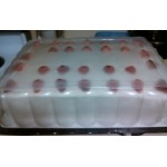 D&W Fine Pack 1/2 Size 2-3 Layer Sheet Cake Display Container with Clear Lid - 33/Case D&W Fine Pack 1/2 Size 2-3 Layer Sheet Cake Display Container with Clear Lid - 33/Case