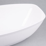 Fineline 456.WH Platter Pleasers 64 oz. White Plastic Oval Luau Bowl - 50/Case Fineline 456.WH Platter Pleasers 64 oz. White Plastic Oval Luau Bowl - 50/Case