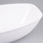 Fineline 456.WH Platter Pleasers 64 oz. White Plastic Oval Luau Bowl - 50/Case Fineline 456.WH Platter Pleasers 64 oz. White Plastic Oval Luau Bowl - 50/Case