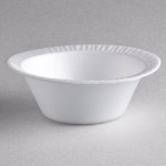 Dart 5BWWC Concorde 5-6 oz. White Non-Laminated Round Foam Bowl - 1,000/Case