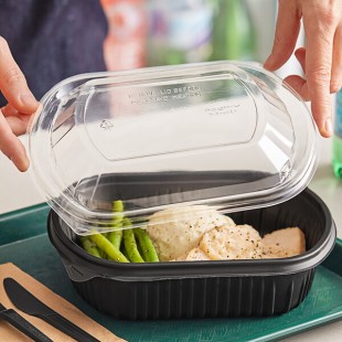 Pactiv MealMaster Large Dome Lid for 24-32 oz. Containers - 252/Case Pactiv MealMaster Large Dome Lid for 24-32 oz. Containers - 252/Case
