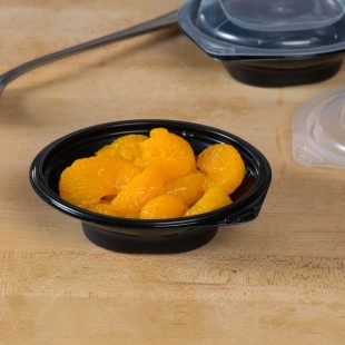 Fabri-Kal FC4B SideKicks 4 oz. Microwaveable Side Dish Bowl / Container - 750/Case Fabri-Kal FC4B SideKicks 4 oz. Microwaveable Side Dish Bowl / Container - 750/Case