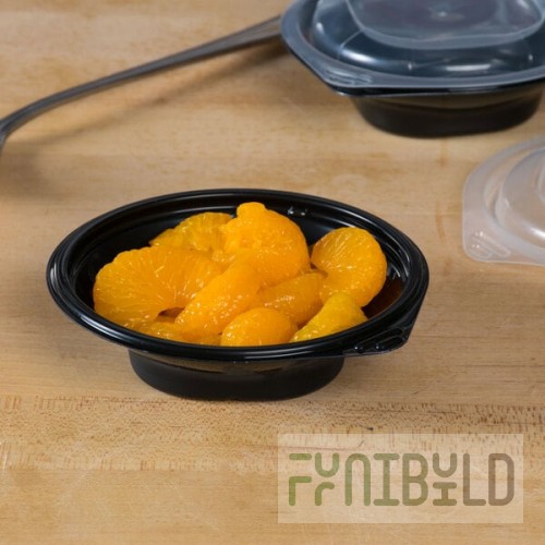 Fabri-Kal FC4B SideKicks 4 oz. Microwaveable Side Dish Bowl / Container - 750/Case