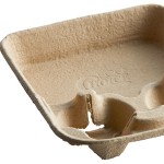 EcoChoice 8-32 oz. 2-Cup Carrier with Tray - 125/Pack