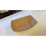 Bagcraft Packaging 300696 1 lb. EcoCraft Grease-Proof Natural Kraft Food Tray - 1,000/Case Bagcraft Packaging 300696 1 lb. EcoCraft Grease-Proof Natural Kraft Food Tray - 1,000/Case