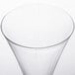 Fineline Tiny Temptations 6412-CL 2 oz. 1-Piece Tiny Barware Clear Plastic Round Champagne Flute - 96/Case