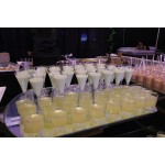 Fineline Tiny Temptations 6412-CL 2 oz. 1-Piece Tiny Barware Clear Plastic Round Champagne Flute - 96/Case