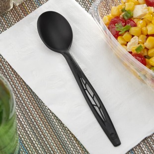 Stalk Market Heavy Weight Black CPLA Spoon 6 1/2 Stalk Market Heavy Weight Black CPLA Spoon 6 1/2