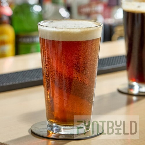 Acopa Select 16 oz. Rim Tempered Mixing Glass / Pint Glass - Sample