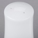 10 Strawberry Street AUR-30 Aurora Square White Porcelain Salt and Pepper Shaker Set - 18/Case