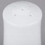10 Strawberry Street AUR-30 Aurora Square White Porcelain Salt and Pepper Shaker Set - 18/Case