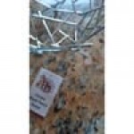 American Metalcraft FRUC10 Round Chrome Thatch Basket - 8