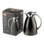TableCraft 34 oz. Black Stainless Steel Coffee Carafe 12680 - 6/Case TableCraft 34 oz. Black Stainless Steel Coffee Carafe 12680 - 6/Case