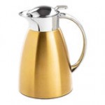 TableCraft 34 oz. Black Stainless Steel Coffee Carafe 12680 - 6/Case TableCraft 34 oz. Black Stainless Steel Coffee Carafe 12680 - 6/Case