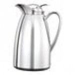Service Ideas Classy 20 oz. Chrome Stainless Steel Glass Insulated Coffee Carafe / Server with Push-Button Lid CJZ6CH Service Ideas Classy 20 oz. Chrome Stainless Steel Glass Insulated Coffee Carafe / Server with Push-Button Lid CJZ6CH