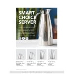 Service Ideas Smart Choice 44 oz. Polished Stainless Steel Insulated Coffee Carafe / Server SVSC13PS Service Ideas Smart Choice 44 oz. Polished Stainless Steel Insulated Coffee Carafe / Server SVSC13PS