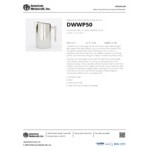 American Metalcraft Elegance 50 oz. Stainless Steel Double-Walled Pitcher DWWP50 - 6/Case American Metalcraft Elegance 50 oz. Stainless Steel Double-Walled Pitcher DWWP50 - 6/Case