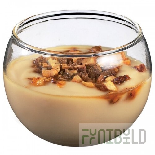 Solia SV00001 Sph'air 2.5 oz. Glass Dessert Dish / Tasting Dish - 72/Case