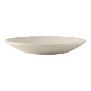 Tuxton BED-1253 2.125 Qt. Eggshell China Pasta / Salad Bowl - 12/Case