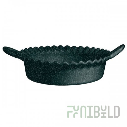 G.E.T. Enterprises CZ002-MOD-J Bugambilia 1.6 Qt. Smooth MOD Finish Jade Granite Resin-Coated Aluminum Deep Mexican Cazuela