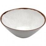 GET B-130-UM Urban Mill 4 Qt. Glazed Irregular Round Melamine Bowl - 3/Case