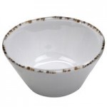 GET B-130-UM Urban Mill 4 Qt. Glazed Irregular Round Melamine Bowl - 3/Case