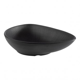 APS Nero 20.3 oz. Organic Melamine Bowl - 12/Case APS Nero 20.3 oz. Organic Melamine Bowl - 12/Case