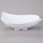 GET B-798-W San Michele 2.5 Qt. White Oval Slanted Melamine Bowl - 6/Case GET B-798-W San Michele 2.5 Qt. White Oval Slanted Melamine Bowl - 6/Case