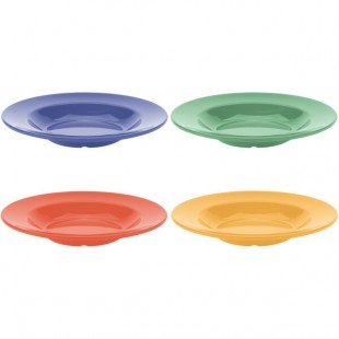 GET B-1611-MIX Diamond Mardi Gras 16 oz. Melamine Bowl, Assorted Colors - 12/Case GET B-1611-MIX Diamond Mardi Gras 16 oz. Melamine Bowl, Assorted Colors - 12/Case