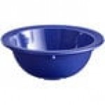 Acopa Foundations 13 oz. Blue Narrow Rim Melamine Grapefruit Bowl - 12/Case
