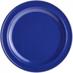Acopa Foundations 13 oz. Blue Narrow Rim Melamine Grapefruit Bowl - 12/Case