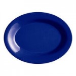 Acopa Foundations 13 oz. Blue Narrow Rim Melamine Grapefruit Bowl - 12/Case