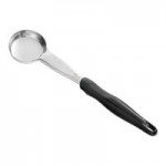 Vollrath 6412220 Jacob's Pride® 2 oz. Black Solid Oval Spoodle® Portion Spoon