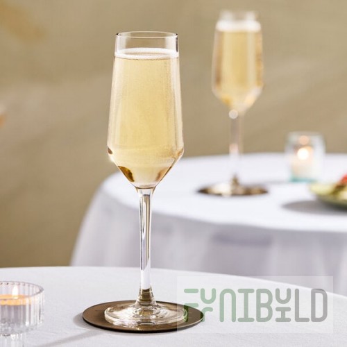 Reserve by Libbey Contour 8 oz. Customizable Diamond Flute Glass - 12/Case