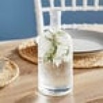 Acopa 35 oz. Customizable Clear Nordic Glass Bottle - 6/Case
