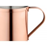 Acopa Alchemy 14 oz. Straight Sided Copper Moscow Mule Mug - 12/Pack
