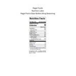 Regal Prairie Style Buffalo Wing Seasoning - 16 oz. - 12/Case Regal Prairie Style Buffalo Wing Seasoning - 16 oz. - 12/Case