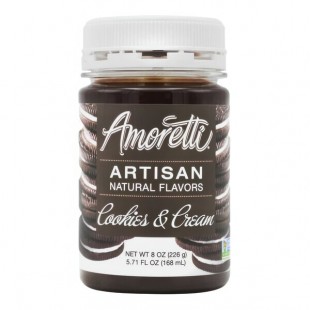 Amoretti Cookies and Cream Artisan Natural Flavor Paste 8 oz. Amoretti Cookies and Cream Artisan Natural Flavor Paste 8 oz.