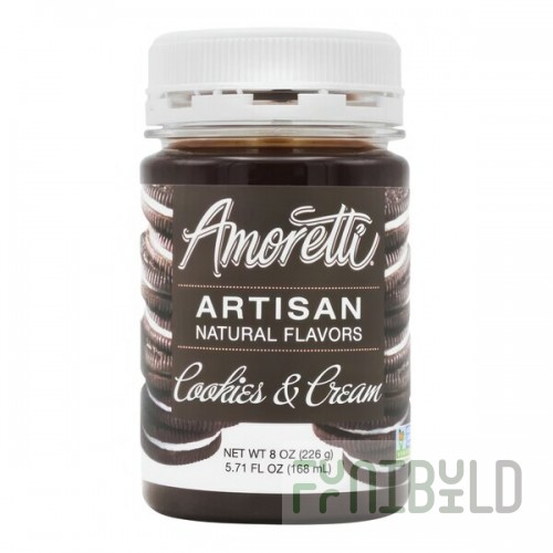 Amoretti Cookies and Cream Artisan Natural Flavor Paste 8 oz.