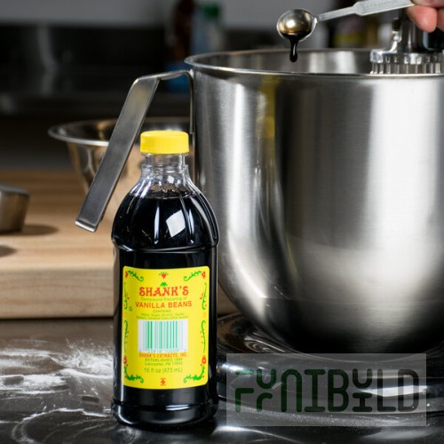 Shank's 16 fl. oz. Imitation Vanilla - 12/Case