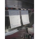 Choice 1 Part Green and White Guest Check with Bottom Guest Receipt - 50/Case