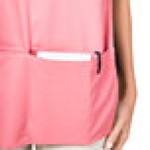 Intedge Mauve Adjustable Poly-Cotton Cobbler Apron with 2 Pockets - 29
